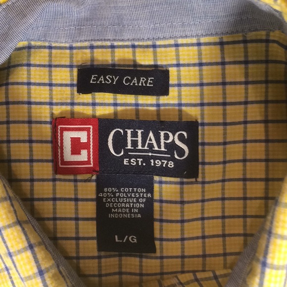 Chaps button down like new - Picture 3 of 3